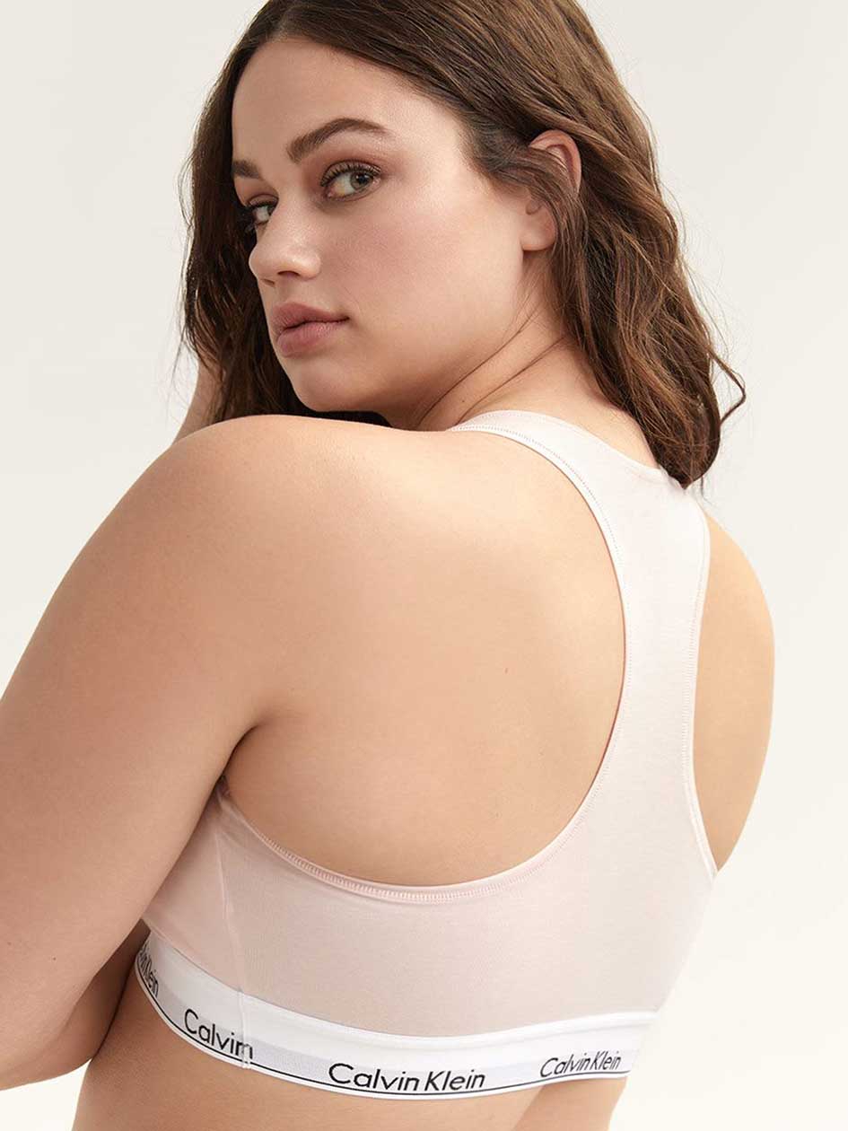 Solid Cotton Bralette - Calvin Klein