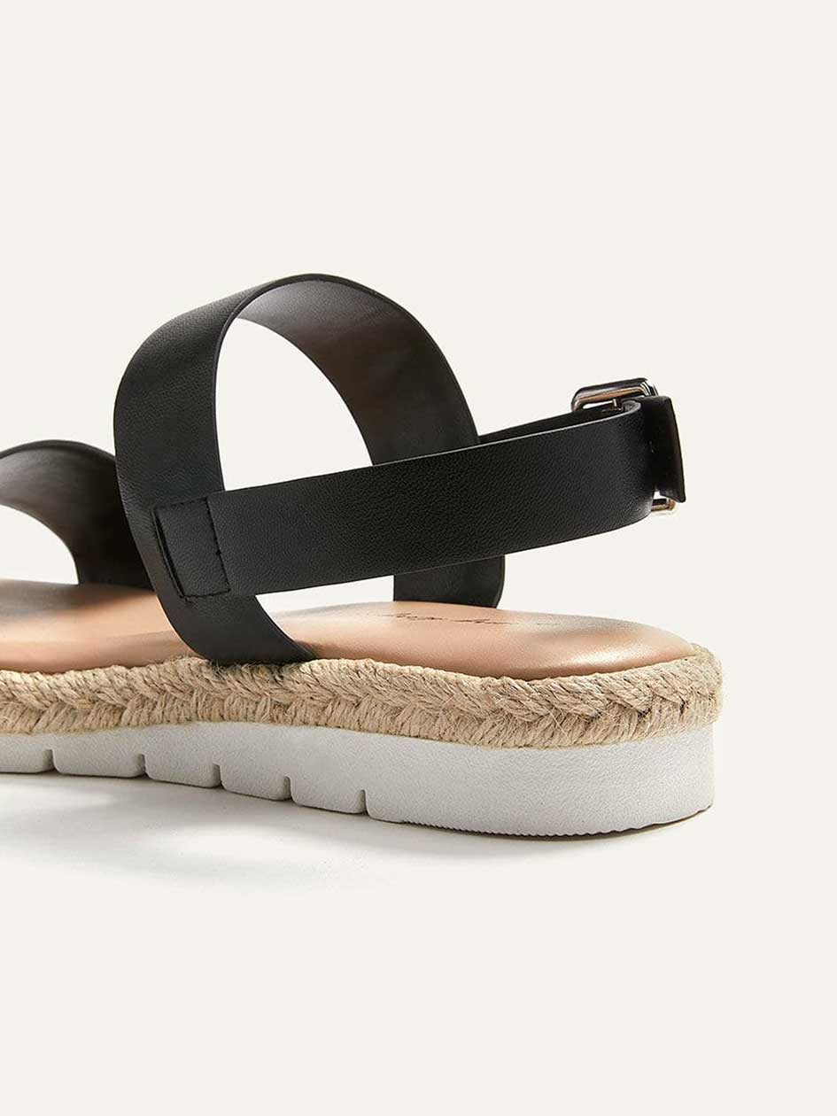 Wide Flat Solid Sandals