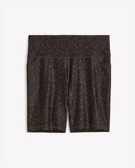 Responsible, Printed Bike Shorts with Pockets - Active Zone