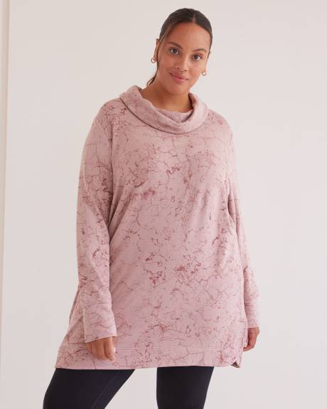 Cowl-Neck Pullover Top - Active Zone