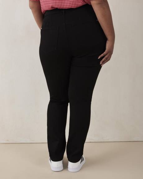 Responsible, Curvy Fit, Black Straight Leg Denim - d/C JEANS