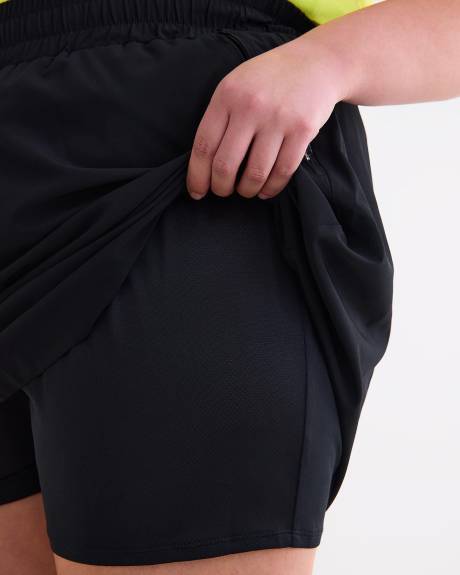 Jupe-short extensible, tissu responsable - Active Zone