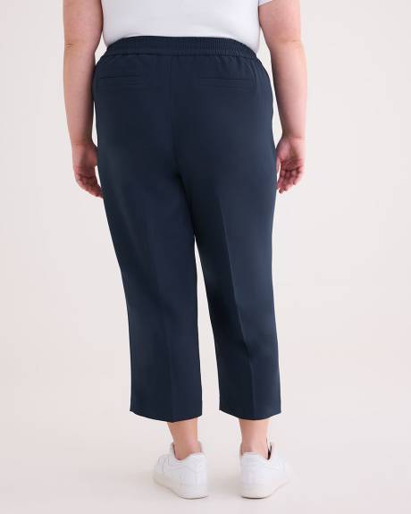 Pantalon urbain écourté à jambe droite