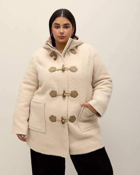 Bouclé Sherpa Toggle Coat