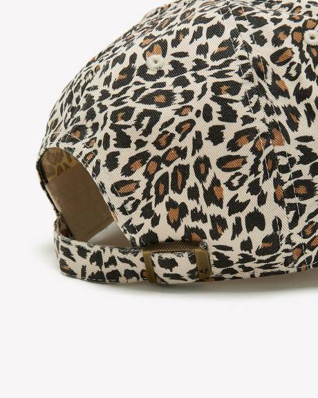 Leopard-Print Yankees Baseball Cap
