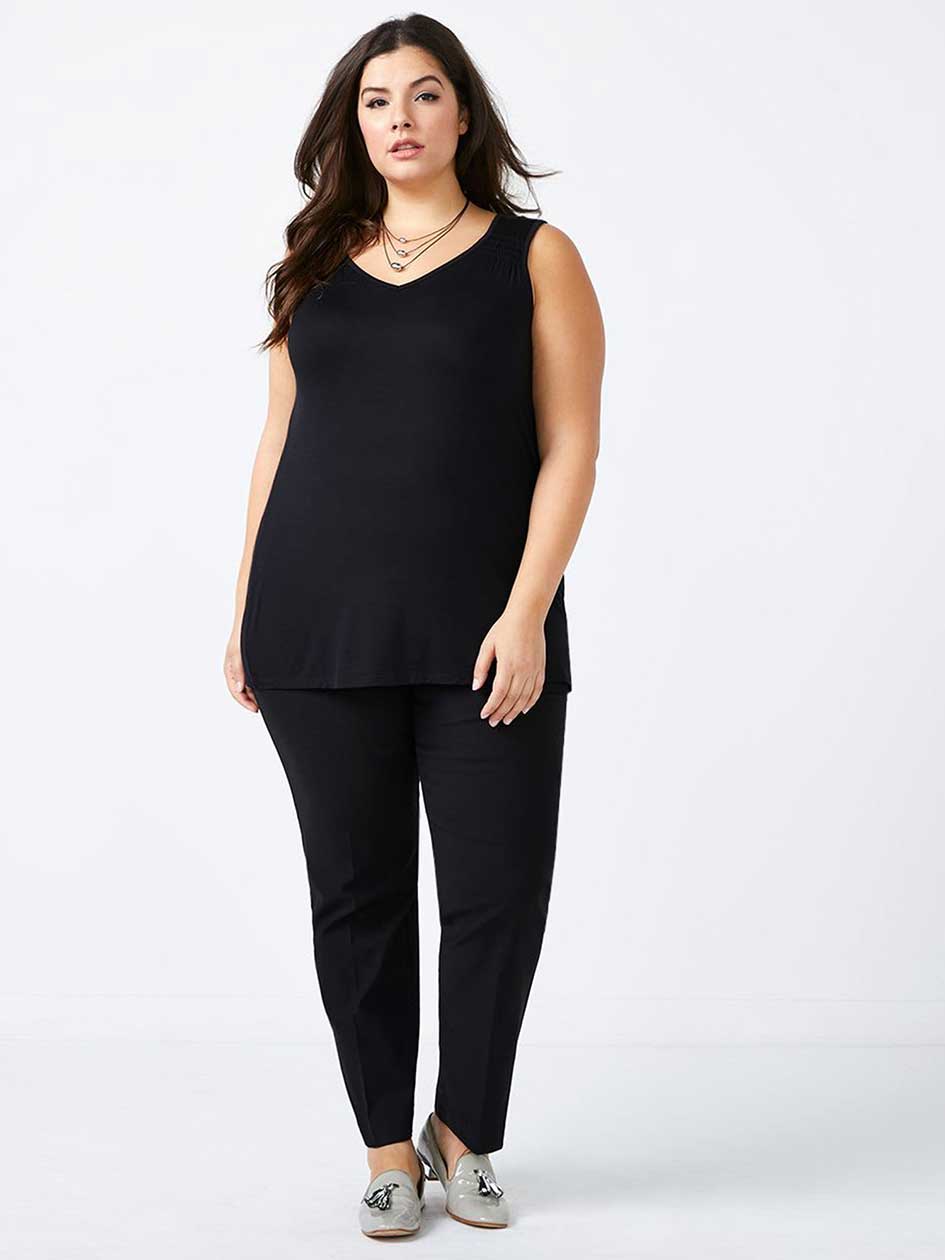 Petite Savvy Soft Touch Straight Leg Pant - In Every Story