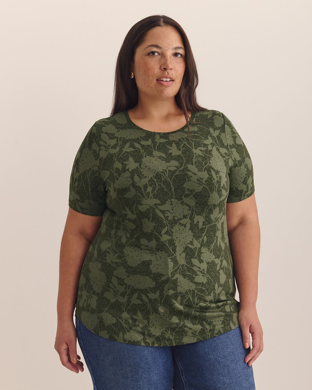 T-shirt imprimé, coupe moderne, tissu responsable - Addition Elle - Essentiels PENN.