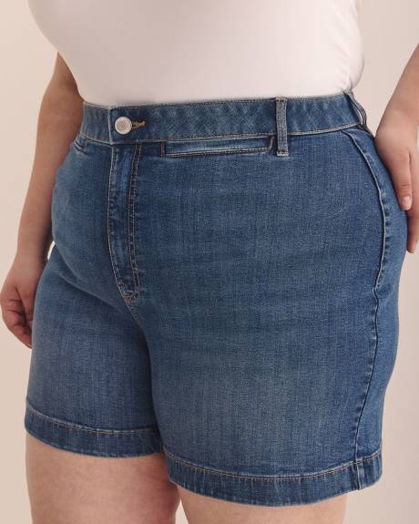 Responsible, Curvy-Fit Denim Shorts - d/C JEANS