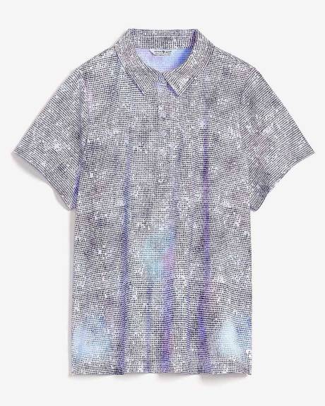 Short Sleeve Polo Top - Active Zone