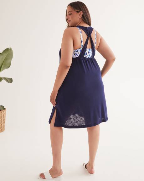 Knit Cover-Up Swim Dress
