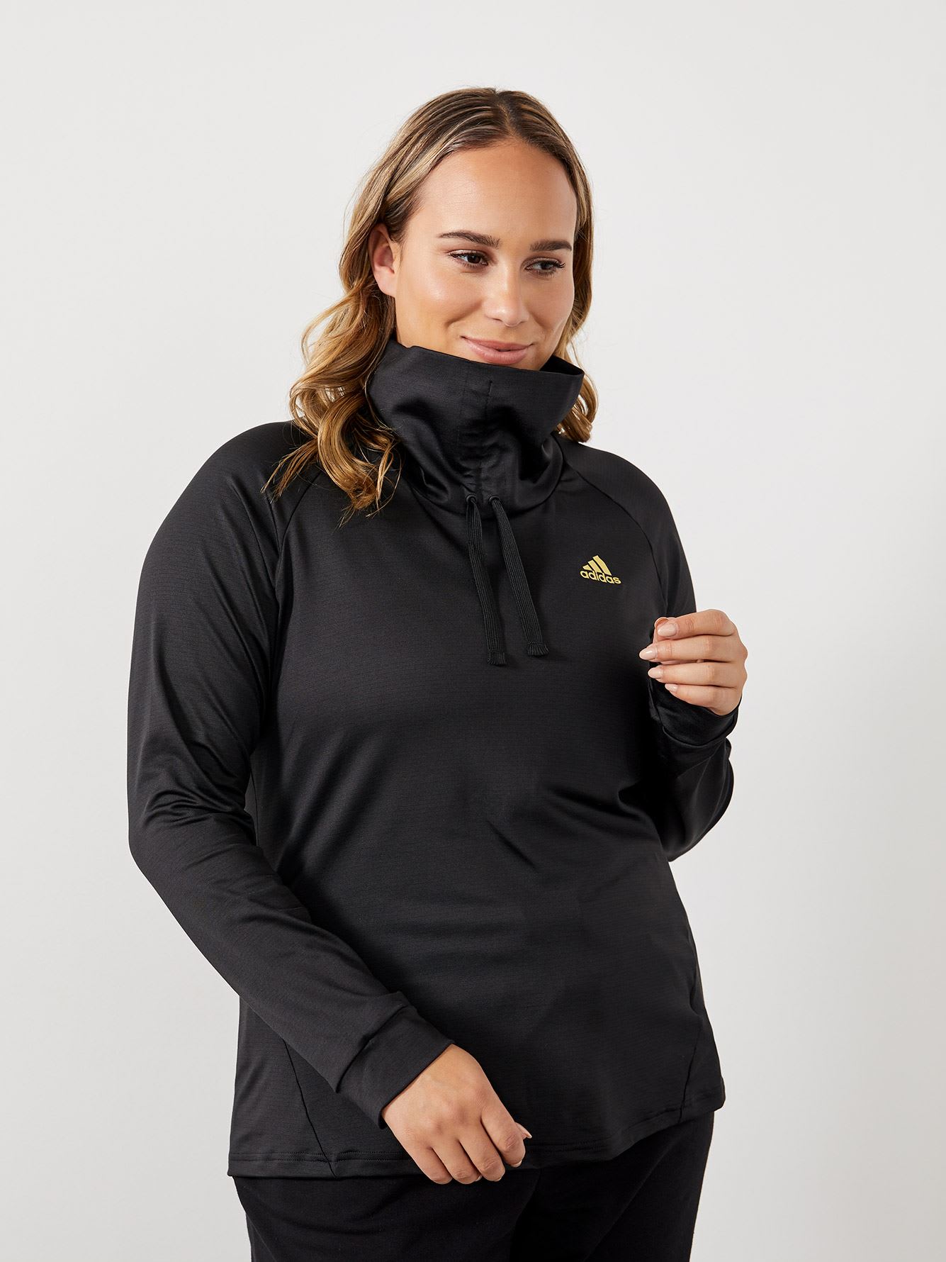 Cold shoulder sales adidas sweatshirt