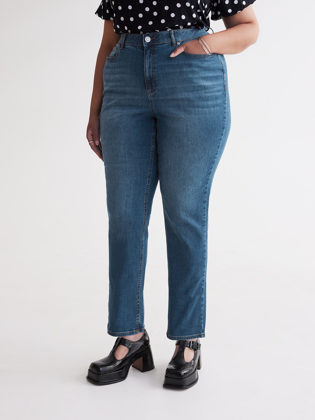 Responsible, Curvy Fit, Straight-Leg Jeans - d/C Jeans