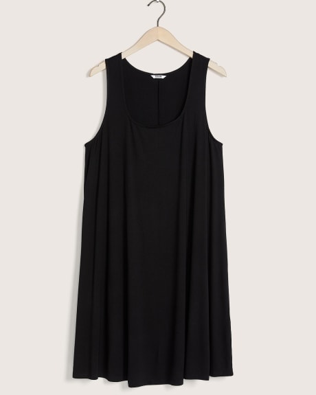 Responsible, A-line Tank Dress With Square Neckline