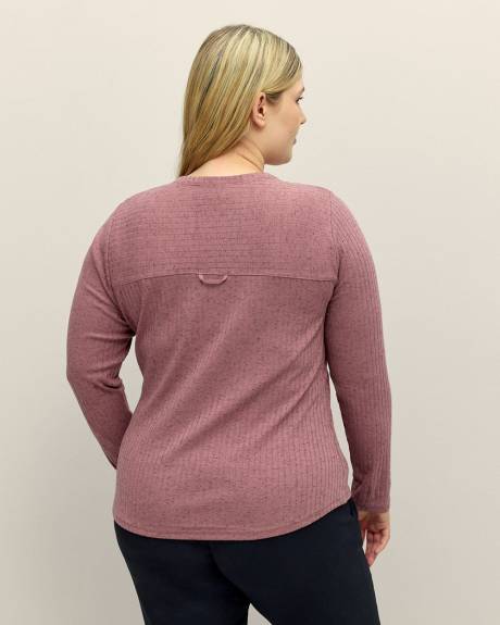 Brea Falls Long-Sleeve Henley T-Shirt - Columbia