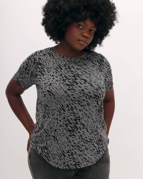 T-shirt imprimé, coupe moderne, tissu responsable - Addition Elle - Essentiels PENN.