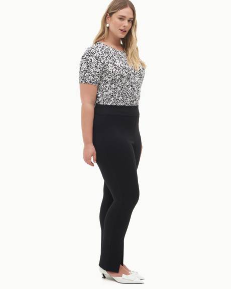 Ponte de Roma Pant with Front Slit - Addition Elle