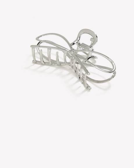 Pince à cheveux en métal en forme de boucle