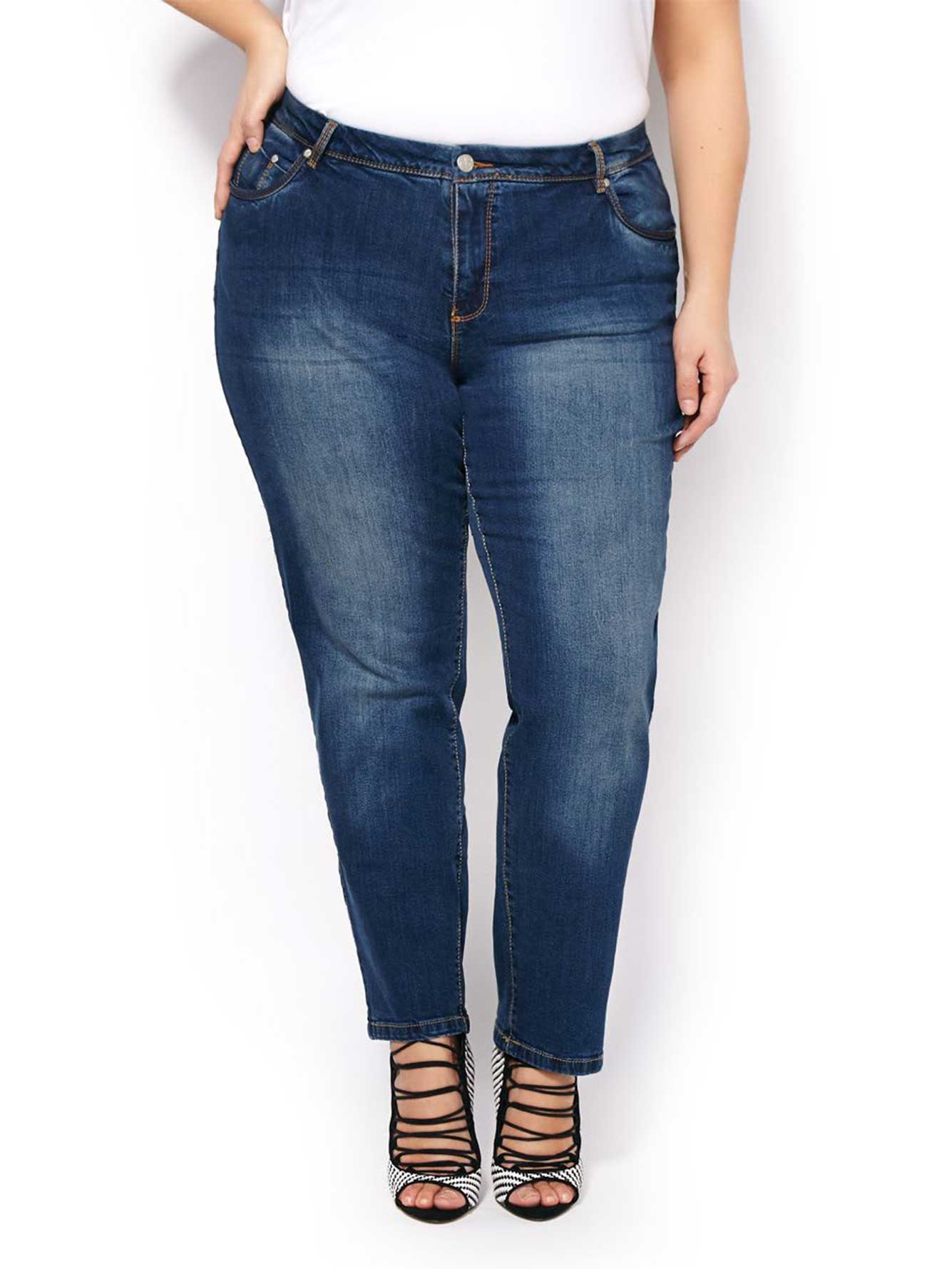 d/c JEANS Curvy Fit Straight Leg Jean Penningtons
