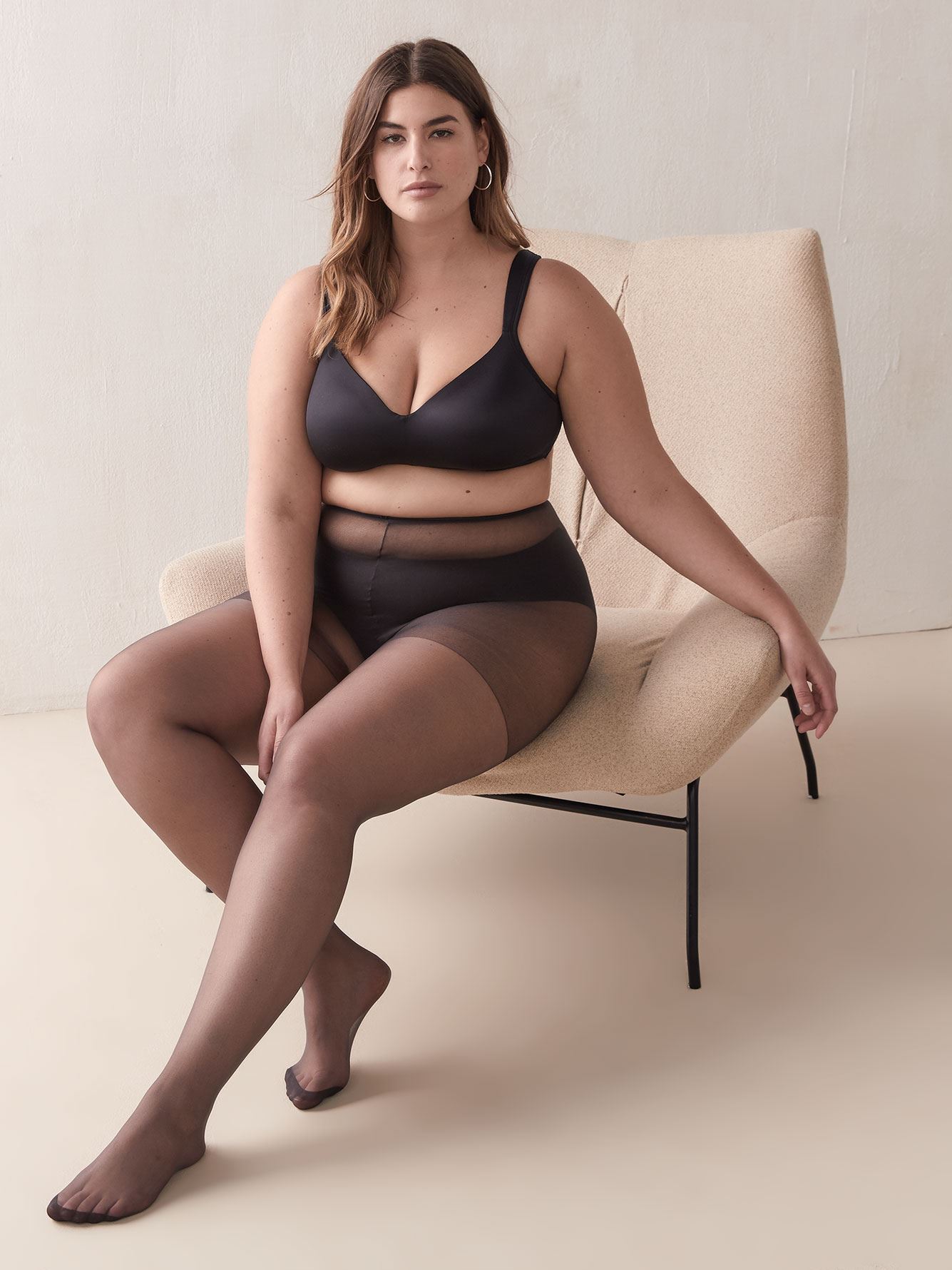 2 Pairs of Everyday Sheer Nylons - Addition Elle