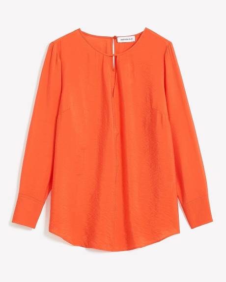 Blouse à manches longues, tissu responsable - Addition Elle