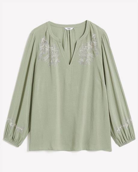 Boho Blouse with Soutache