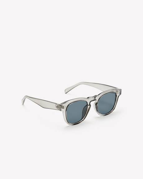 Transparent Plastic Sunglasses