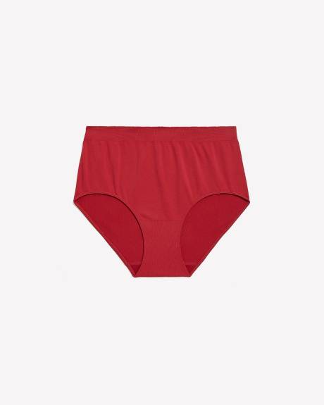 Red Seamless Full Brief - ti Voglio