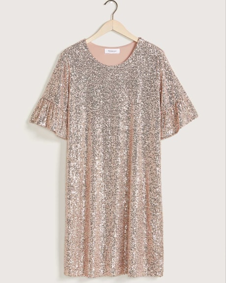 Robe-chandail à paillettes - Addition Elle