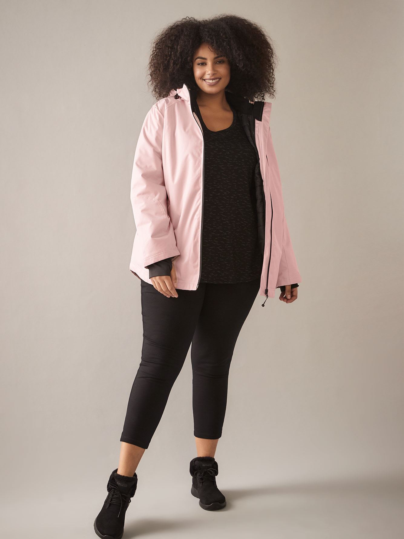 Plus Size 3in1 Ski Jacket ActiveZone Penningtons