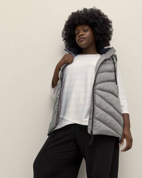 Veste matelassée compressible sans manches, tissu responsable - Active Zone