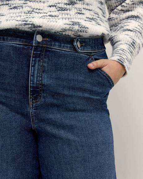 High-Waisted Ultra Wide-Leg Sailor Jeans - Addition Elle