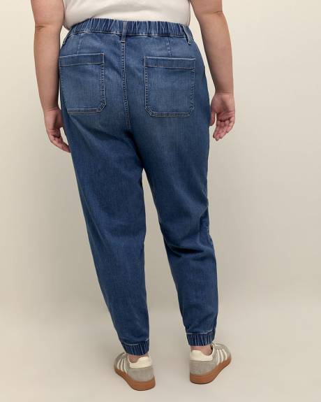Responsible, Petite, Denim Jogger Pants, Medium Wash - d/C JEANS