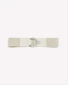Large ceinture élastique avec boucle ronde