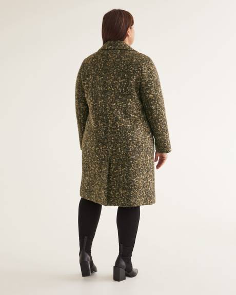 Notch Collar Sherpa Coat