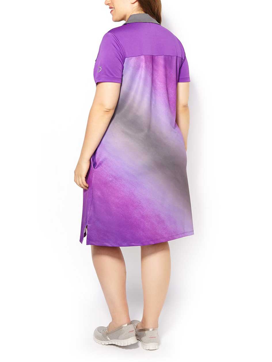 plus size polo neck dress