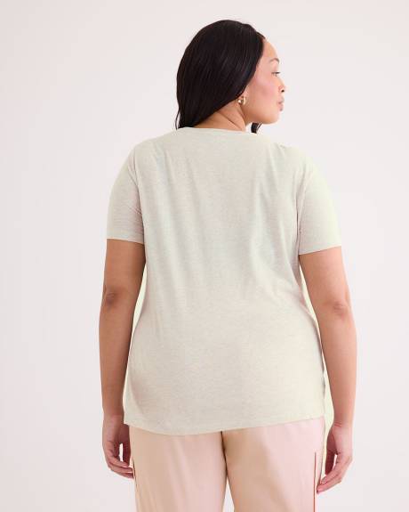 T-shirt boyfriend à col dégagé - Essentiels PENN.