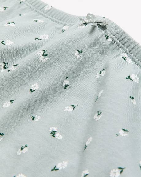 Culotte classique en coton à mini marguerites avec boucle - ti Voglio