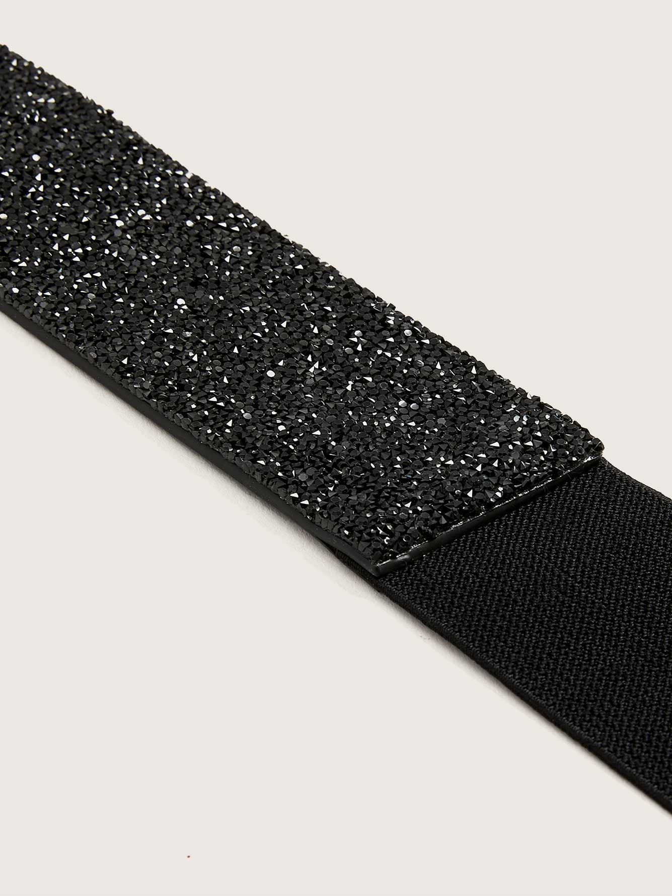 Fancy Elastic Belt With Glitter - In Every Story | Penningtons