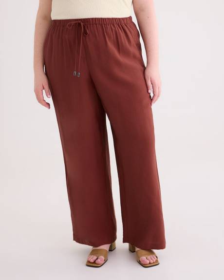 Wide-Leg Pant with Drawstring