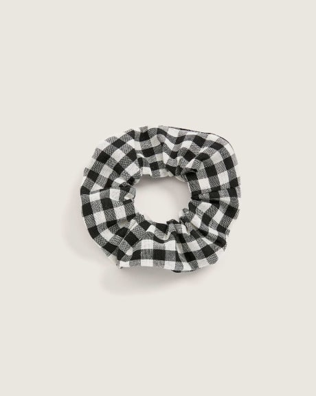 Vichy Cotton Hair Scrunchie - In Every Story