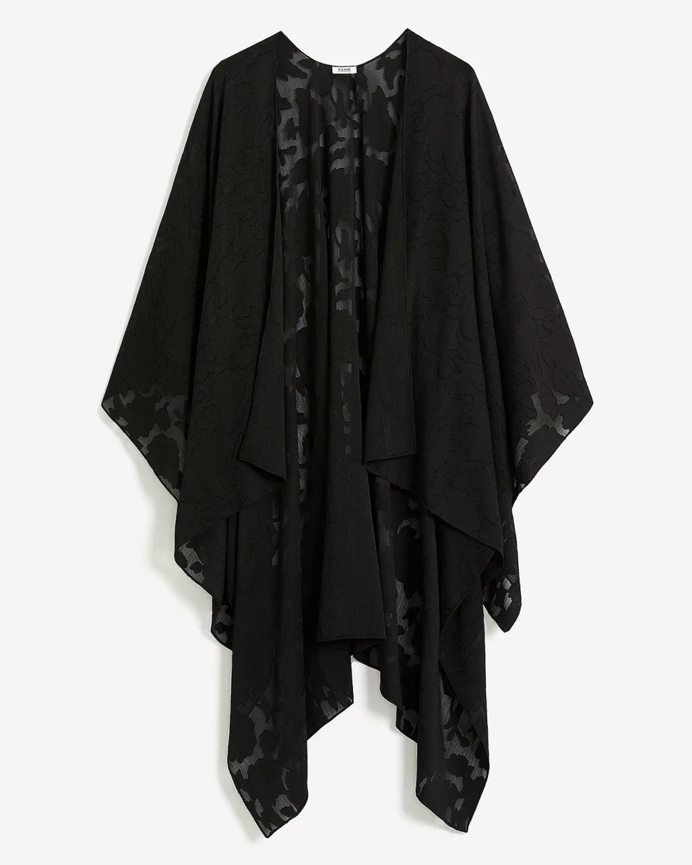 lightweight shawl with sleeves