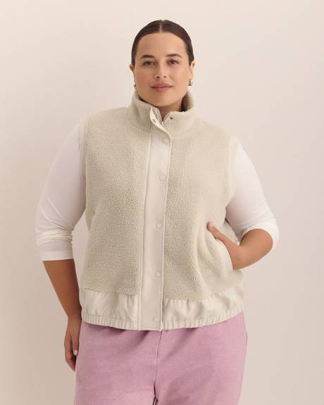 Sherpa Mock-Neck Vest - Active Zone Sherpa Mock-Neck Vest - Active Zone