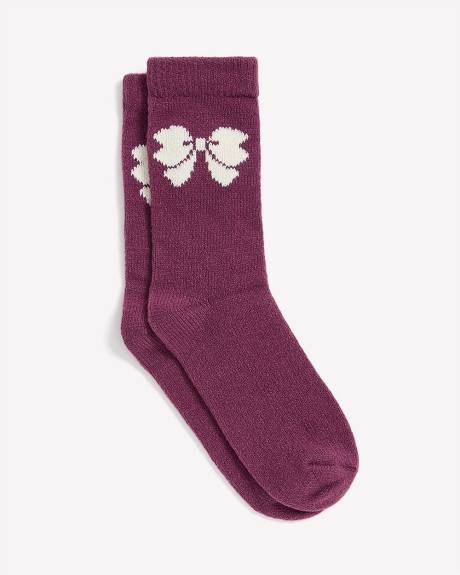 Crewsocks with Placement Bow