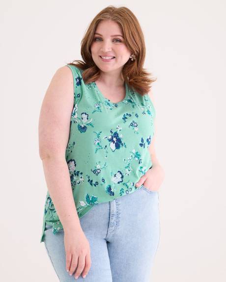 Haut sans manches en tricot avec col en U - Essentiels PENN.
