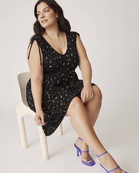 Responsible, Printed Sleeveless Knit Dress