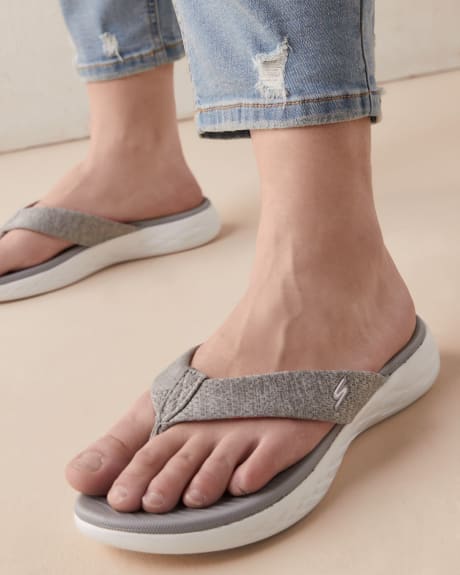 Wide-Fit On The Go 600 Heathered Sandal - Skechers
