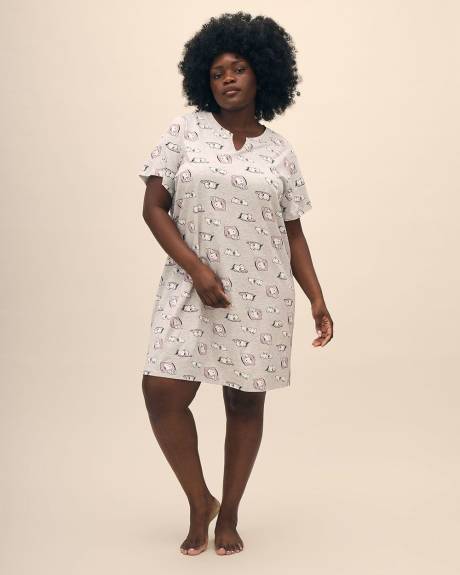 Chemise de nuit à motif de Snoopy - ti Voglio