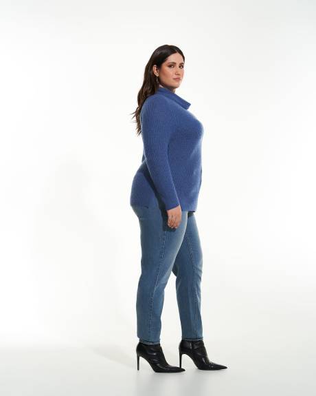 Cashmere Blend Turtleneck Sweater - Addition Elle