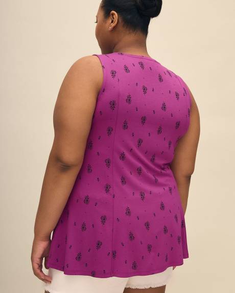 Haut long en tricot, coupe trapèze, tissu responsable - Essentiels PENN.