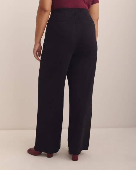 Responsible, Essential Ponte de Roma Wide-Leg Pant